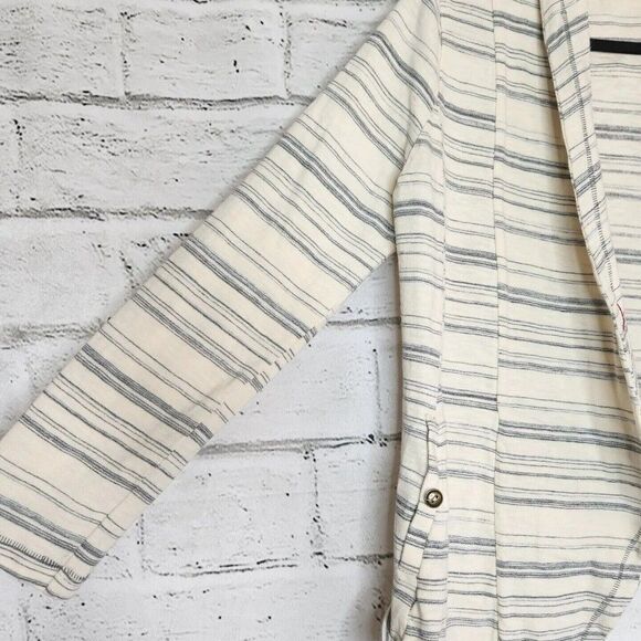 SATURDAY SUNDAY Anthropologie Cardigan Striped Open Long Sleeve Size Medium - Picture 10 of 15